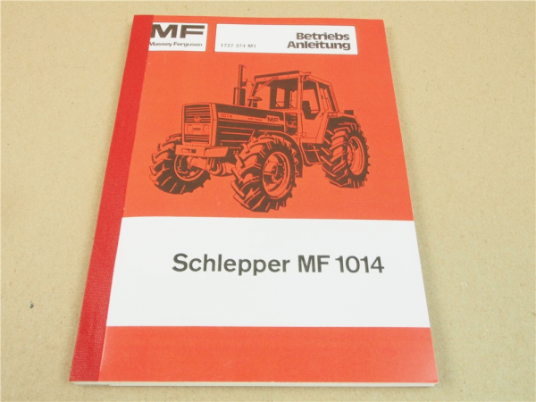 Massey Ferguson MF 1014 Traktor Betriebsanleitung