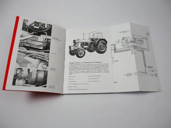 Massey Ferguson MF 1080 / MF1080ATraktor Betriebsanleitung