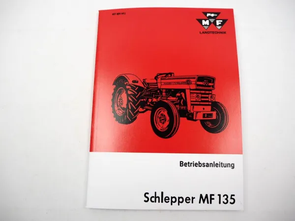 Massey Ferguson MF 135 Betriebsanleitung 1966