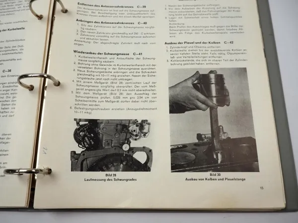 Massey Ferguson MF 135 Traktor Reparaturleitfaden Werkstatthandbuch Original