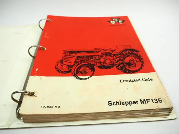 Massey Ferguson MF 135 Traktor Schlepper Ersatzteilliste 1966