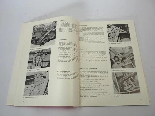 Massey Ferguson MF 206 Mähdrescher Betriebsanleitung 1975