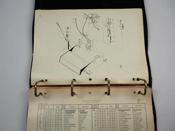 Massey Ferguson MF 22 Hanomag B6 Radlader Ersatzteilliste Parts List 1977/78