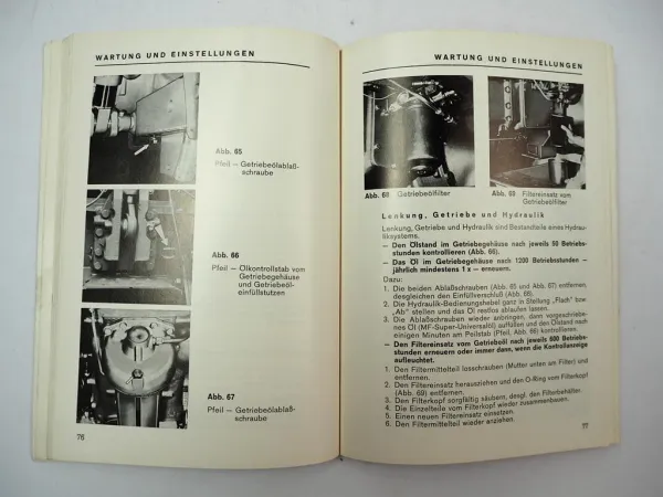 Massey Ferguson MF 2640 2680 A Allrad Schlepper Betriebsanleitung Bedienung 1980