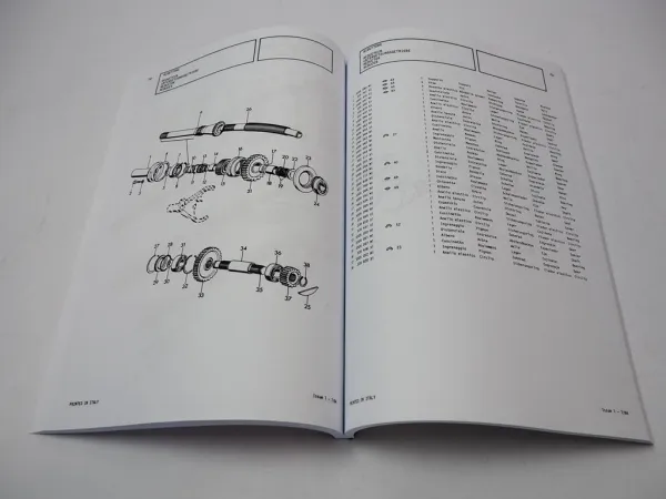 Massey Ferguson MF 283 Traktor Ersatzteilliste Parts Book Pieces de Rechange 1985