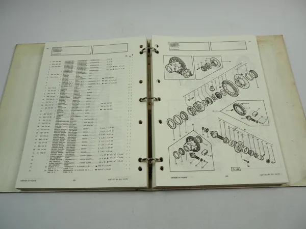 Massey Ferguson MF 285 Traktor Tracteur Ersatzteilliste Parts List 1976