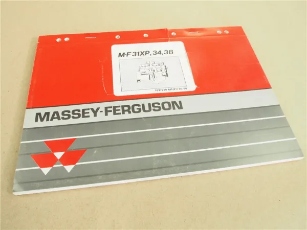Massey Ferguson MF 31XP 34 38 Mähdrescher Ersatzteilliste Motor Valmet 611 612