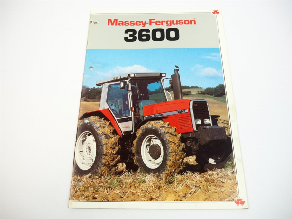Massey Ferguson MF 3630 3650 Traktor Prospekt 1987