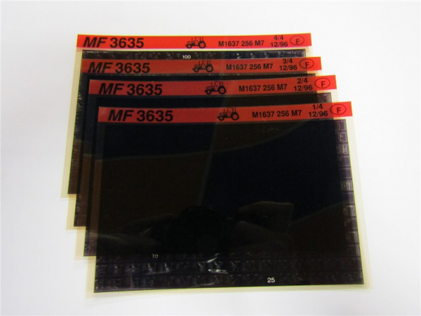 Massey Ferguson MF 3635 Ersatzteilliste Microfich 12/1996