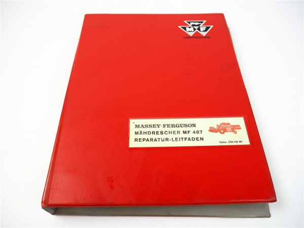 Massey Ferguson MF 487 Reparaturleitfaden Werkstatthandbuch 1724709M1