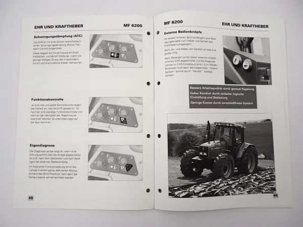 Massey Ferguson MF 6235 6245 6255 6265 6260 6270 6280 6290 Produktinformation