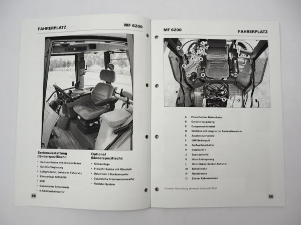 Massey Ferguson MF 6235 6245 6255 6265 6260 6270 6280 6290 Produktinformation