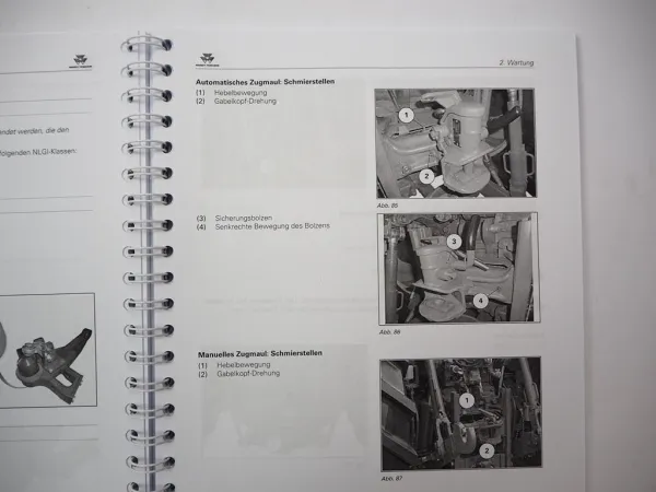 Massey Ferguson MF 7719 7720 7722 7724 7726 Schlepper Betriebsanleitung Wartung