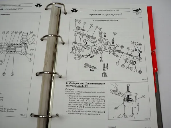 Massey Ferguson MF 8110 8120 8130 8140 8150 8160 Werkstatthandbuch Reparaturleitfaden