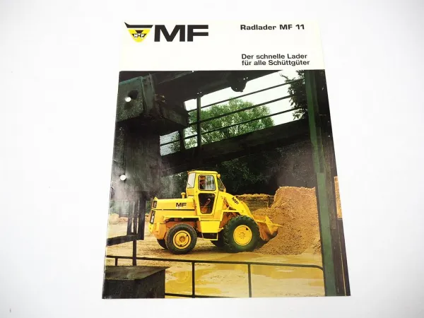 Massey Ferguson MF11 Radlader Prospekt 1971