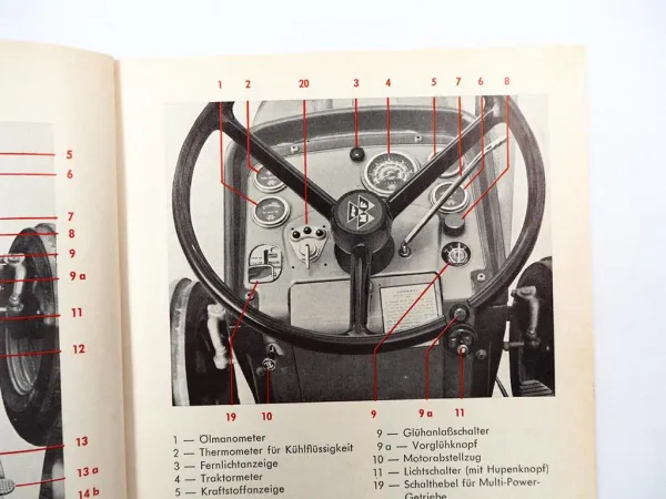 Massey Ferguson MF165 Schlepper Betriebsanleitung Bedienungsanleitung 1969