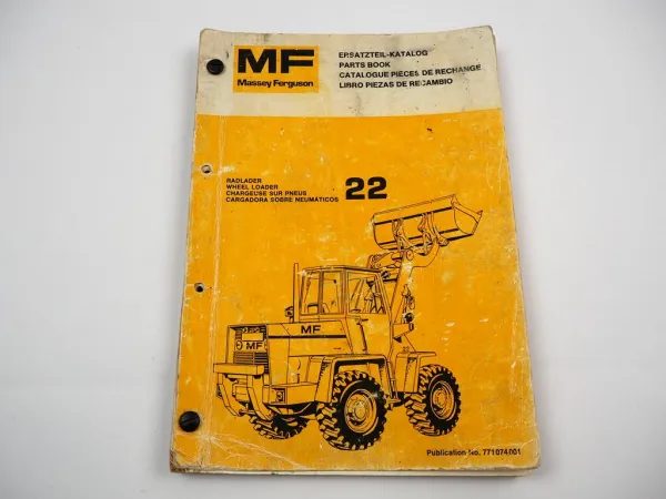 Massey Ferguson MF22 Hanomag B6 Radlader Ersatzteilliste Ersatzteilkatalog
