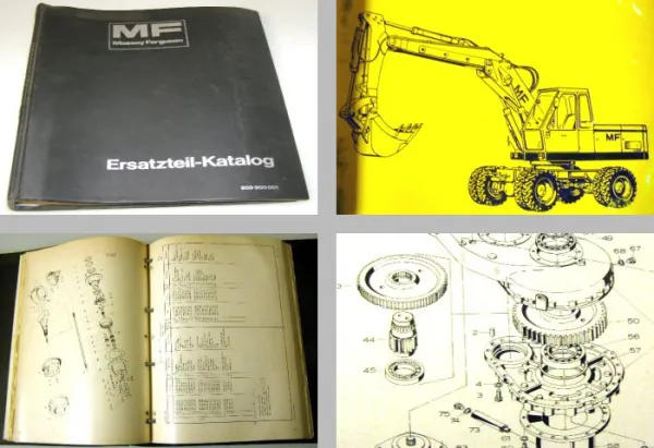 Massey Ferguson W450c Hanomag M7 Ersatzteilkatalog Parts Book 1975