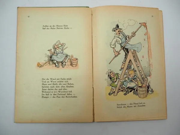 Maus und Molli Wilhelm Herbert Mädelgeschichte nach Wilhelm Busch 1949