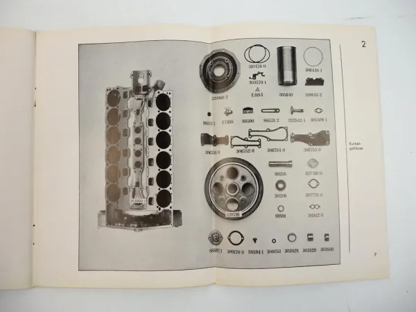 Maybach HL108TR HL120TR Motor im Panzer III IV Ersatzteilliste 1939 Wehrmacht