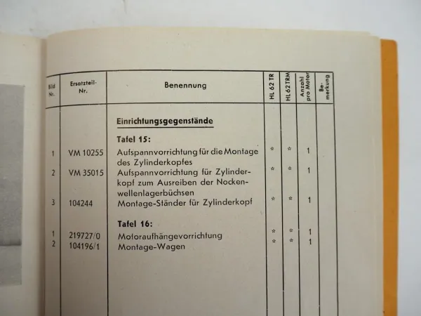 Maybach HL62TR HL62TRM Motor im Sd.Kfz.124 Panzer II Wespe ETL 1943 Wehrmacht
