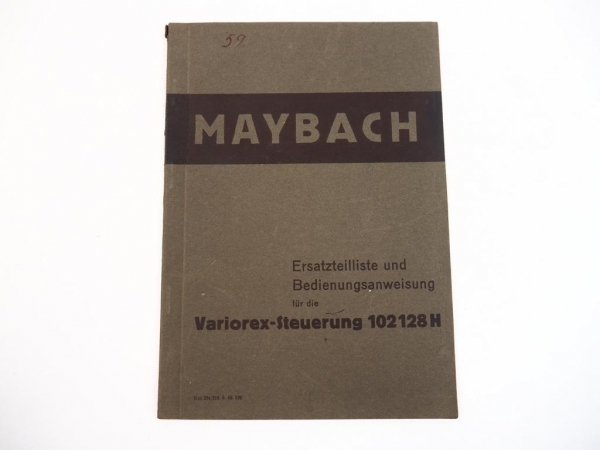 Maybach Variorex Steuerung im Sd.Kfz.10 Demag D7 Bedienung ETL 1942 Wehrmacht