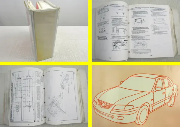 Mazda 626 JMZ Werkstatthandbuch Ergänzungen Schaltpläne Reparatur 1999-2001