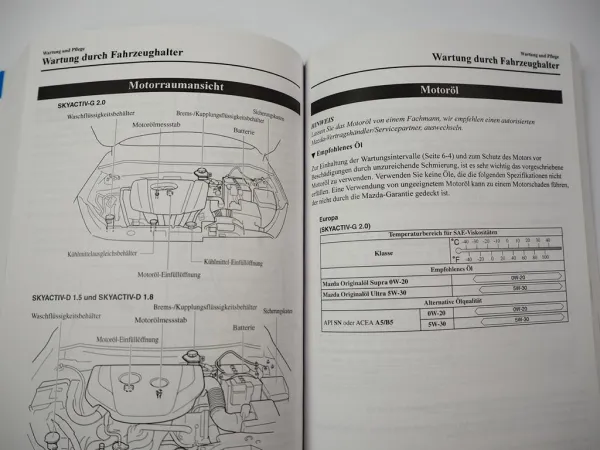 Mazda CX-3 SUV Betriebsanleitung Bedienungsanleitung 2018 Bordbuch
