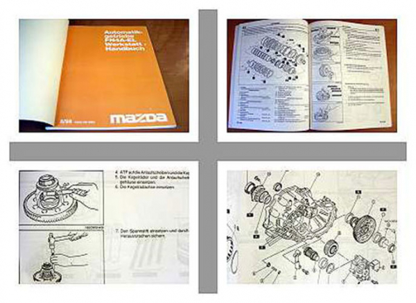 Mazda FN4A-EL Getriebe im Mazda 626 und Mazda 323 Werkstatthandbuch 1998