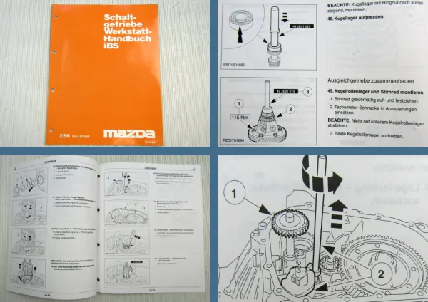 Mazda Getriebe iB5 zb Mazda 121 Werkstatthandbuch 1996