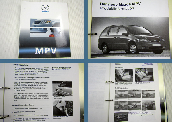 Mazda MPV II ab 1999 Modellvorstellung Produktinformation