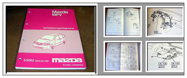 Mazda MPV Schaltpläne Elektrik Werkstatthandbuch Mai 2002