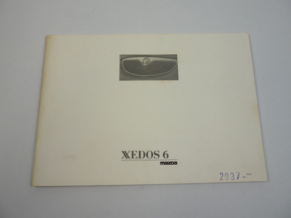 Mazda Xedos 6 2.0 mit V6 Motor Technische Daten Ausstattung Preise Prospekt 1992