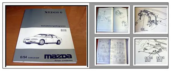 Mazda Xedos 6 Schaltpläne Elektrik Schaltplan Werkstatthandbuch 1994