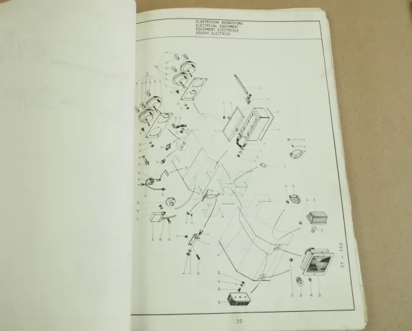 MBU Scheid DV60 Vibrationswalze Bedienungsanleitung Ersatzteilliste um 1980