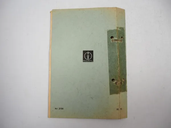 Mc Cormick 323 353 383 423 433 453 533 633 Mörtl Seitenmähwerk IH3 Y4D Ersatzteilliste 1975