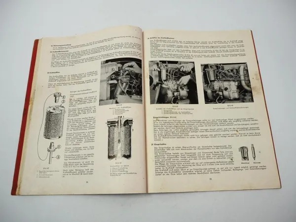 Mc Cormick D-324 Farmall Schlepper Bedienungsanleitung Betriebsanleitung 1956