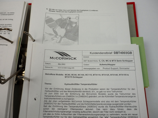 Mc Cormick Fehlersuche Perkins 1104 RF RH RK 1106 VK Motor Werkstatthandbuch