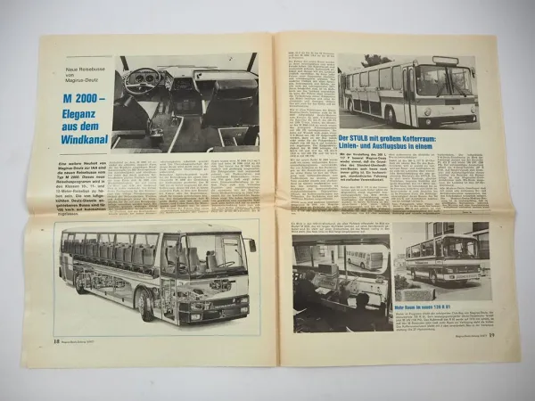 MDZ Magirus Deutz Zeitung Die Fahrerpost LKW Bus Ausgabe 5/1977 Firmenzeitung