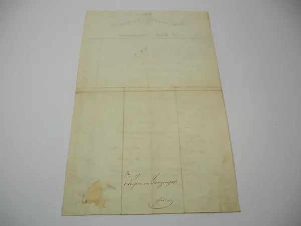 Medikamenten Rechnung Hirsch Apotheke Mainz 1851