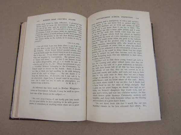 Memoir of Mother Mary Rose Columba Adams, O.P. 1895