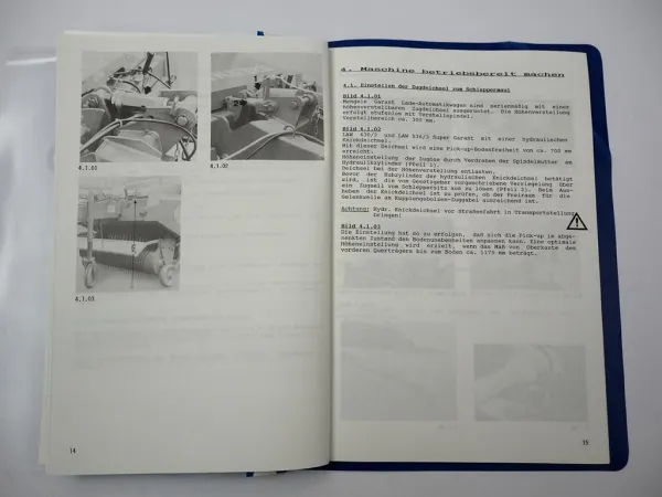 Mengele LAW 430/3 536/3 Super Garant Ladewagen Betriebsanleitung ab Serie 91