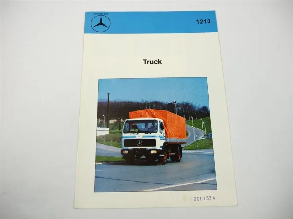 Mercedes Benz 1213 Truck LKW Prospekt Brochure 1988 FAP Famos Jugoslawien