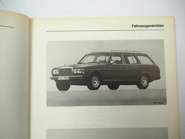 Mercedes Benz 123T 240TD 300TD 230T 250T 280TE Einführungsschrift 1978