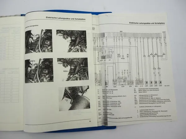Mercedes Benz 126 V8 Motor Werkstatthandbuch ASR 1 Antriebsschlupfregelung