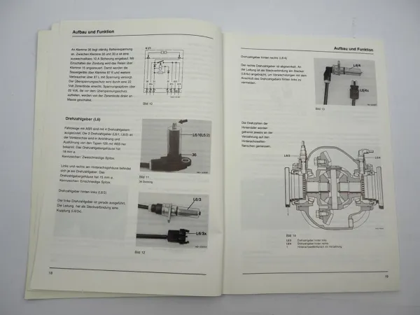 Mercedes Benz 126 V8 Motor Werkstatthandbuch ASR 1 Antriebsschlupfregelung 1987
