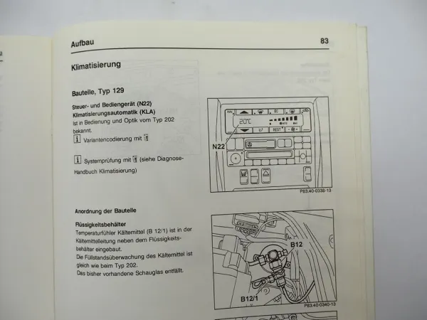 Mercedes Benz 129 W140 Neuerungen 1996 Schulungshandbuch