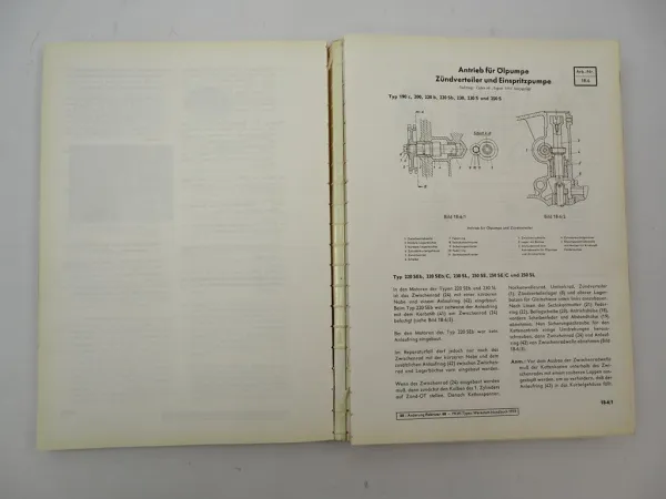 Mercedes Benz 190 200 220 D b Sb SEb 230 250 300 S SE Werkstatthandbuch ab 1959