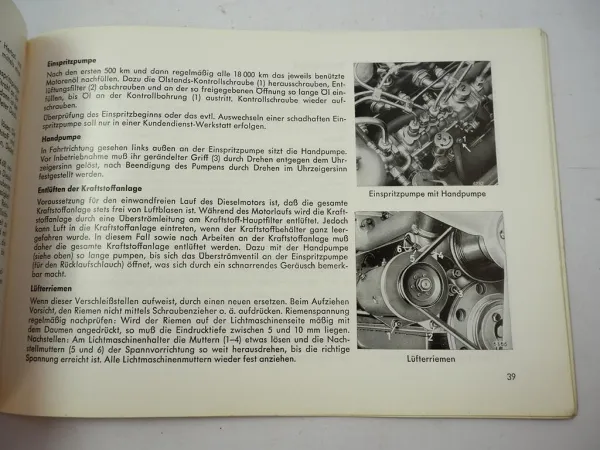 Mercedes Benz 190D Dc W110 mit OM621 Betriebsanleitung Bedienungsanleitung 1963