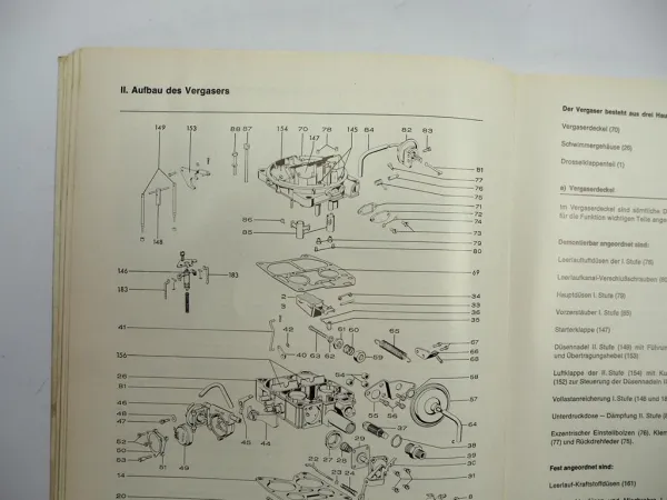 Mercedes Benz 280 E / C / CE Motor M110 Kundendienst Werkstatthandbuch W114 W115